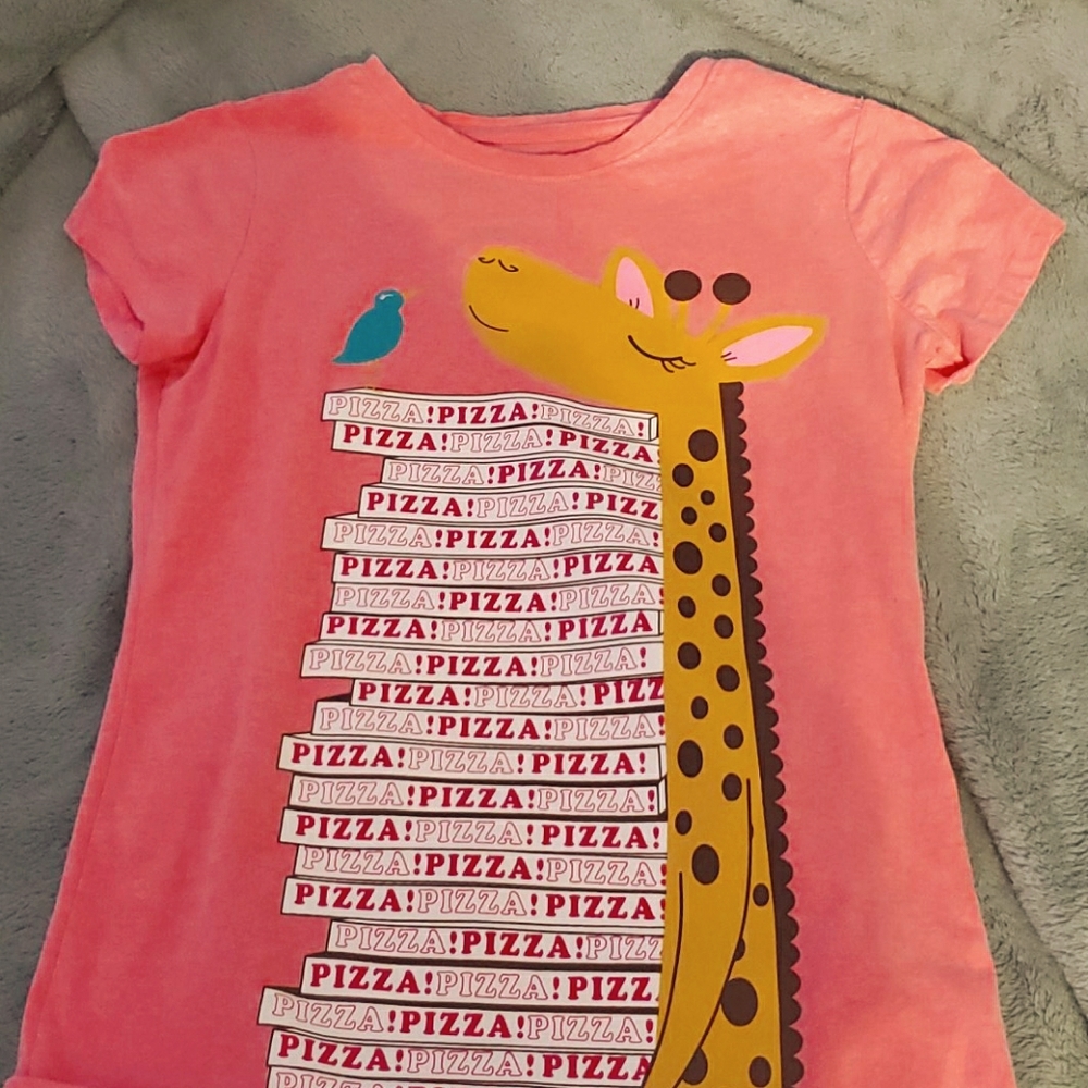 Pink pizza shirt